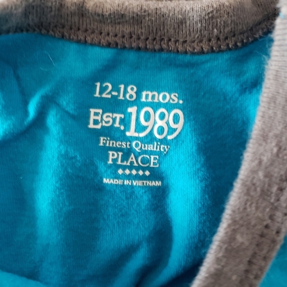 The Children's Place 12-18 Months Blue Tank Top All Star Hoops League Basketball - Picture 2 of 3